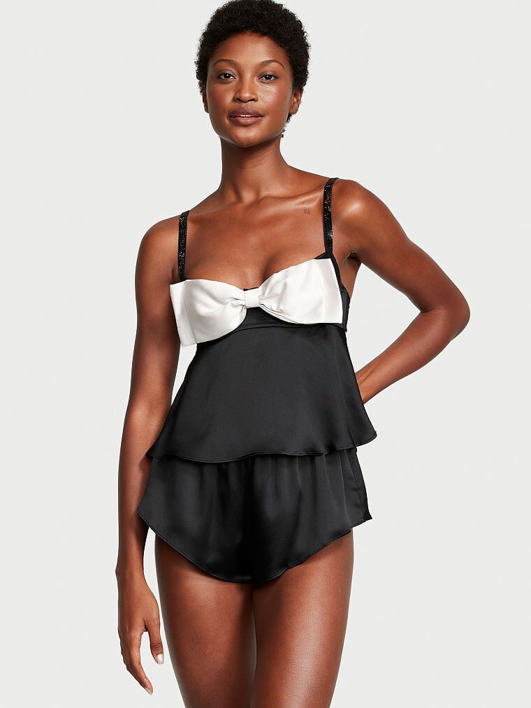Satin cami set pjs online