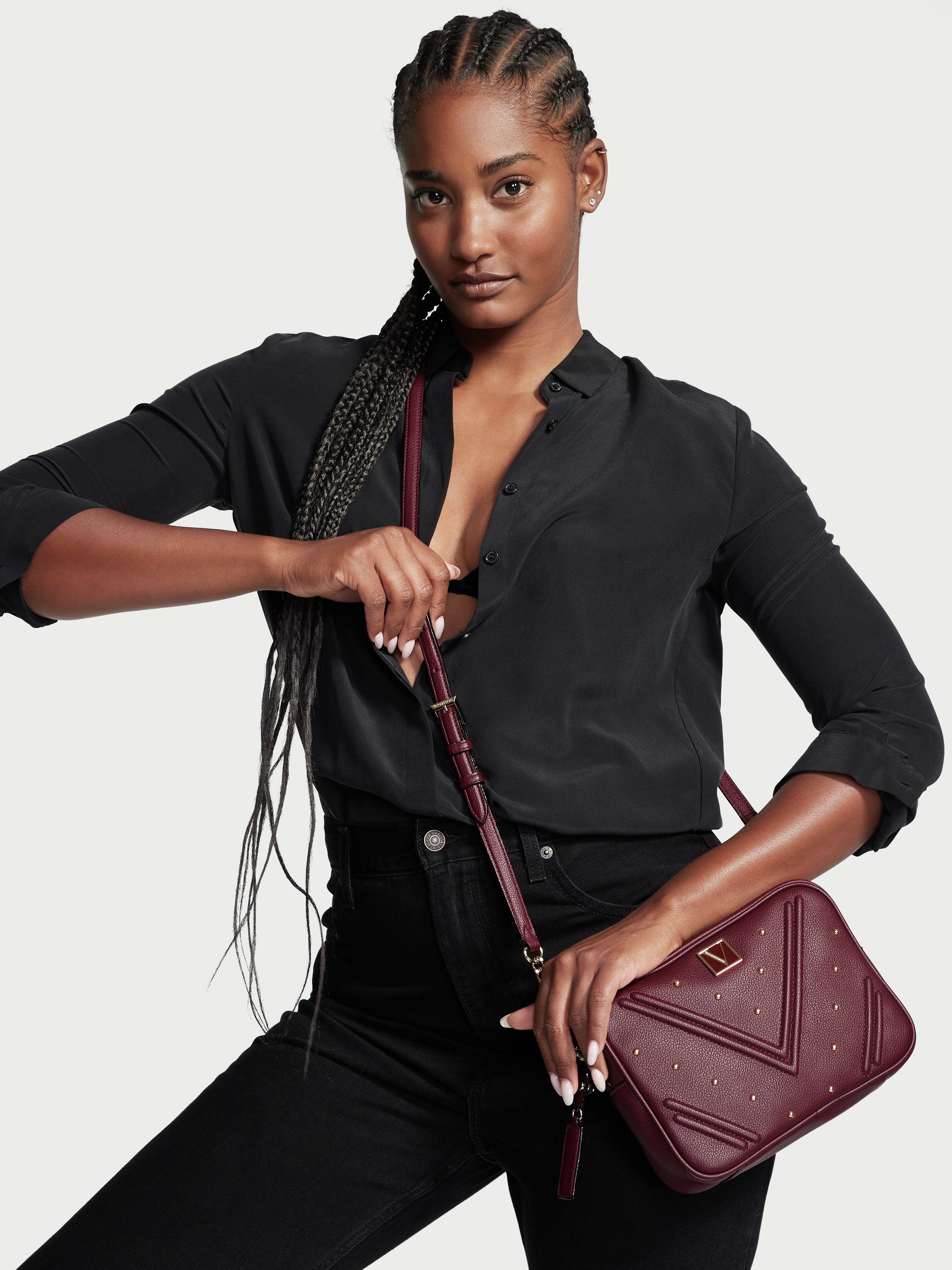 The Victoria Top Zip Crossbody image number null