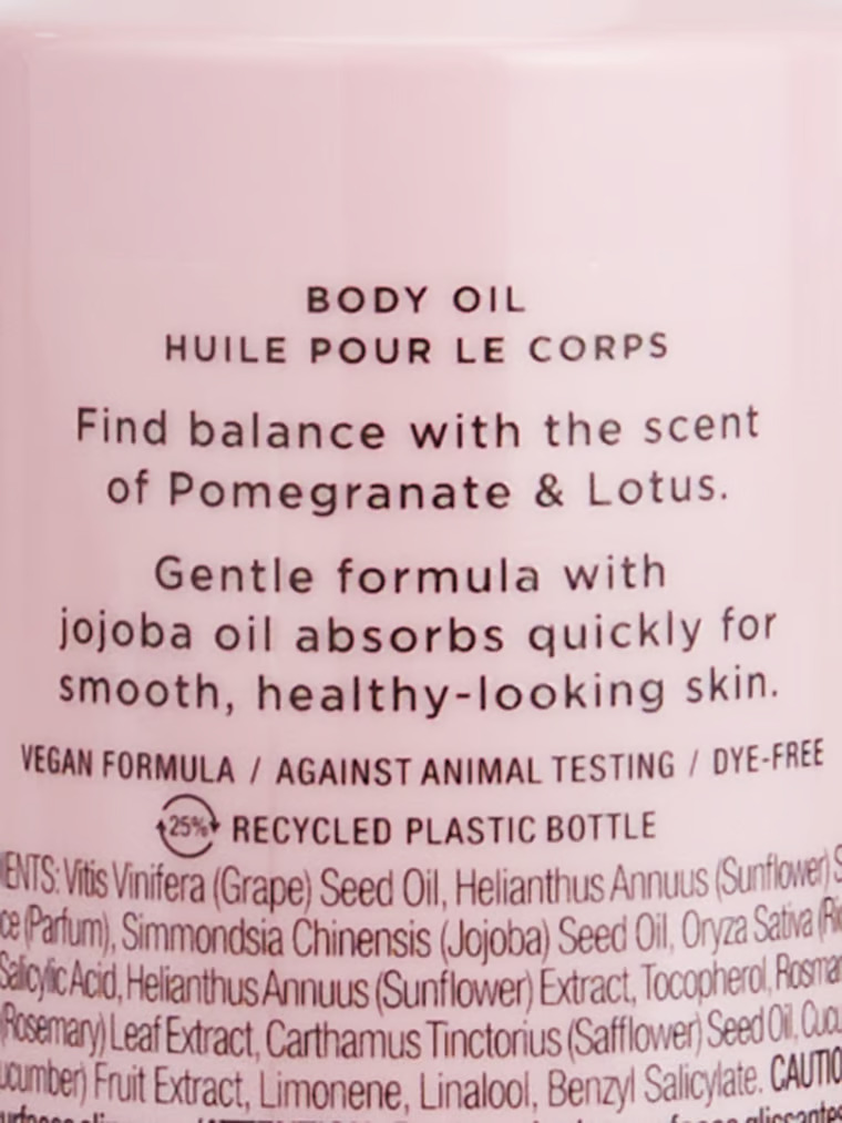 Lavender & Vanilla Relax Body Oil image number null