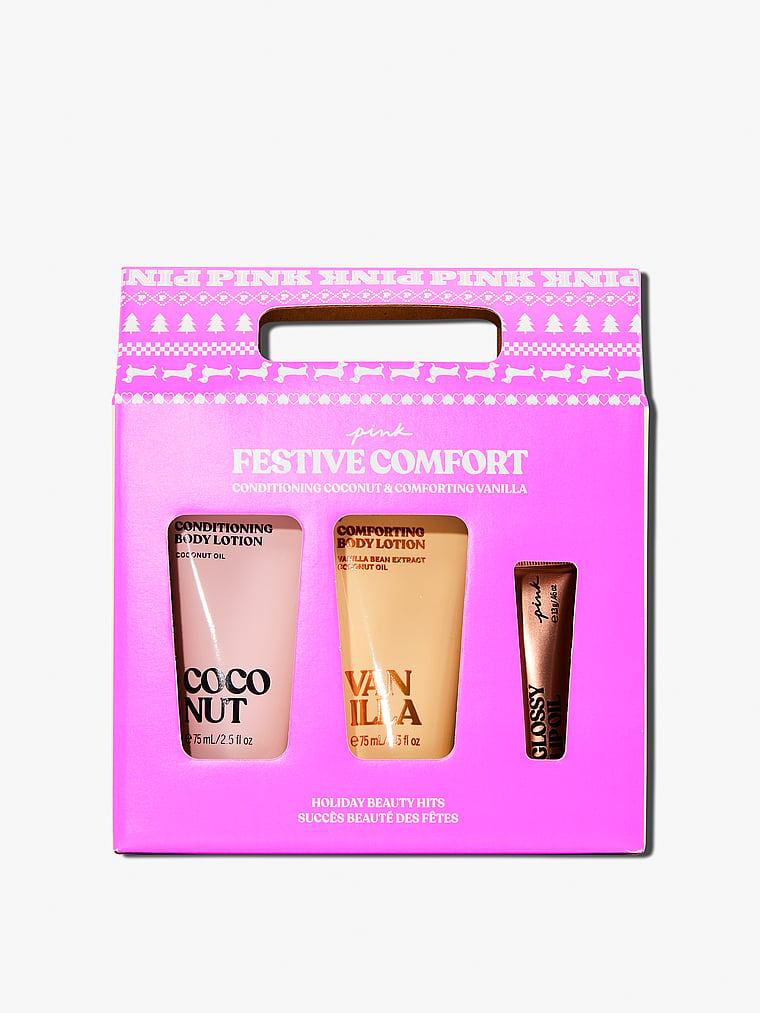 Festive Comfort Holiday Beauty Hits Gift Set image number null