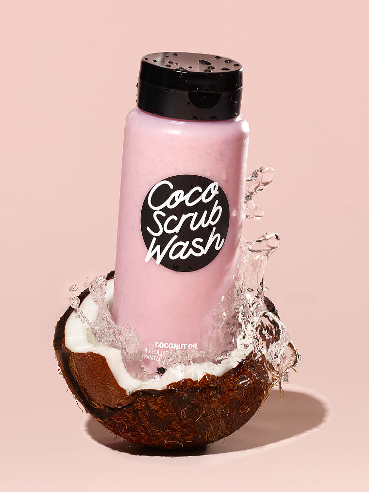 Coco Scrub Wash Exfoliating Body Wash with Coconut Oil image number null