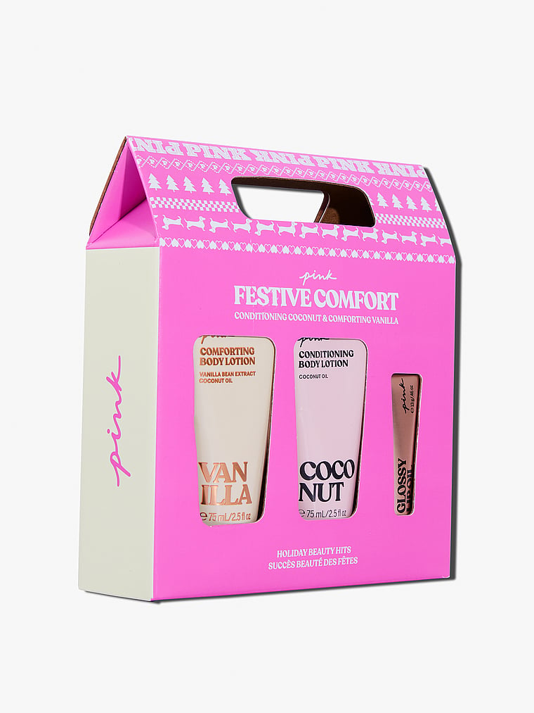 Festive Comfort Holiday Beauty Hits Gift Set image number null