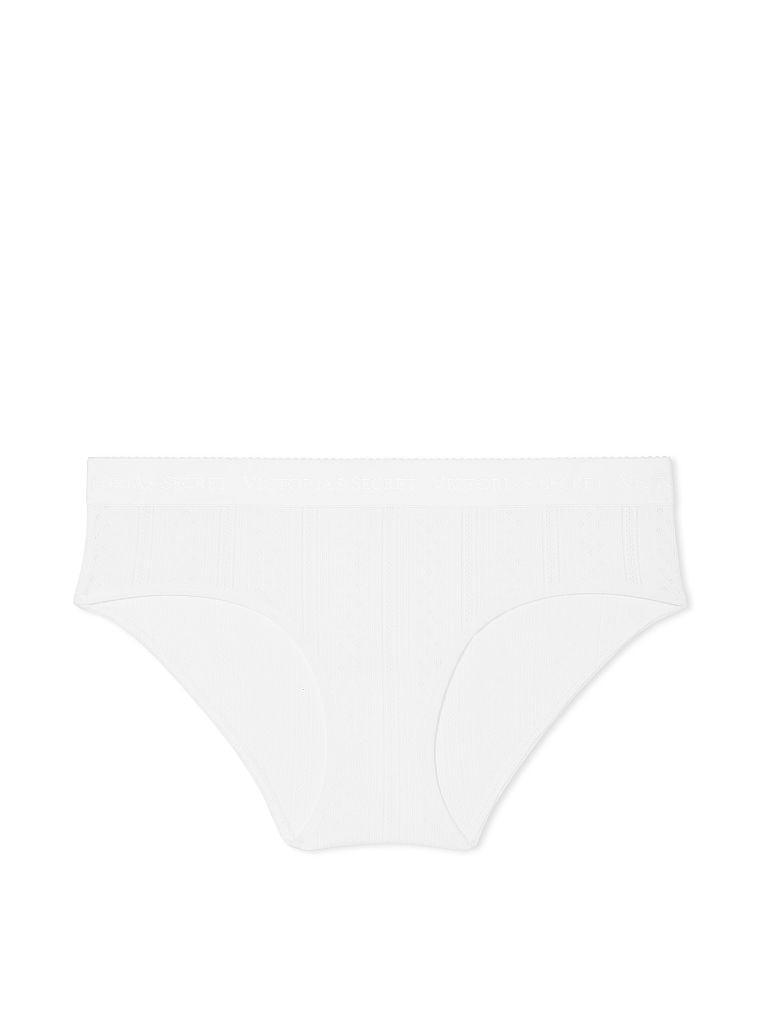 Logo Waist Pointelle Hiphugger Panty image number null