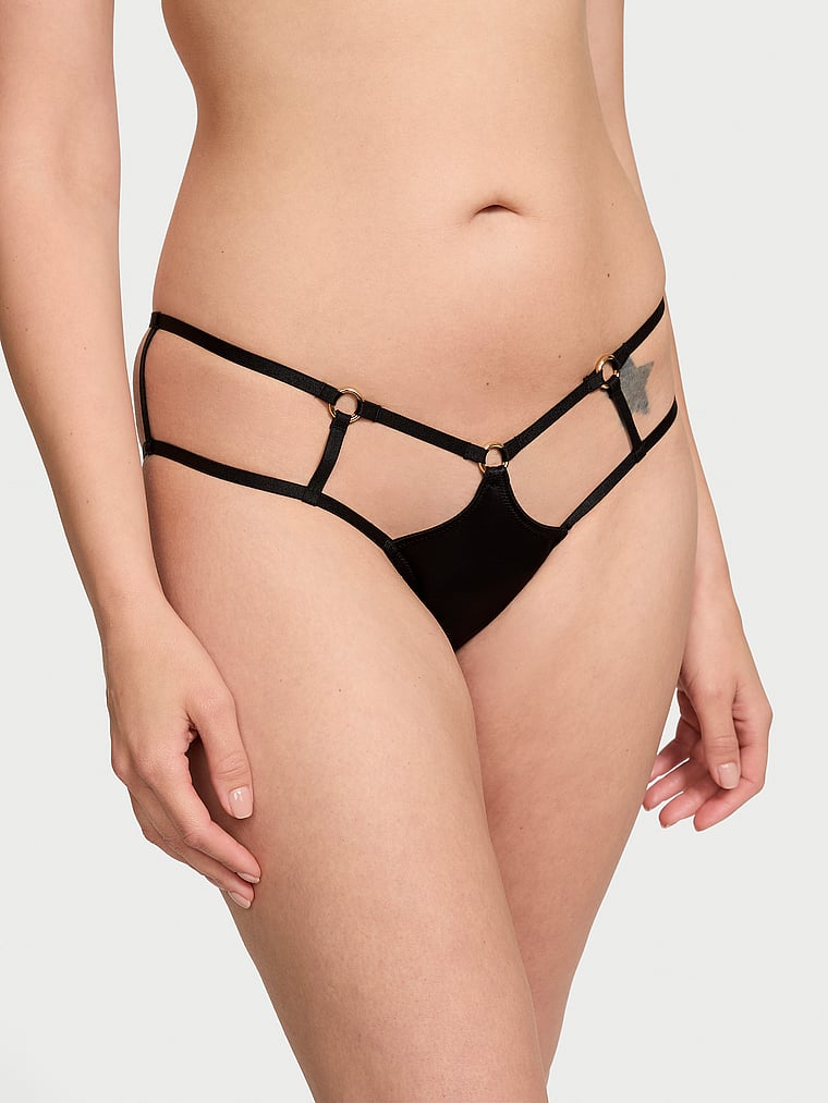 Strappy Hardware Cheeky Panty image number null