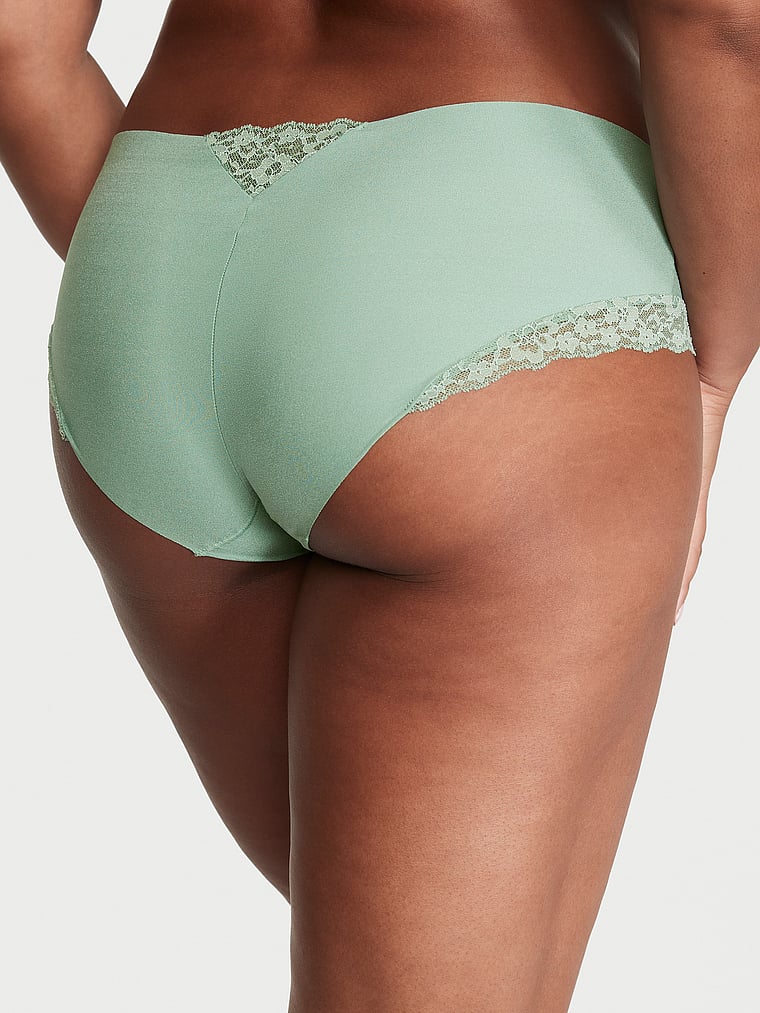 No-Show Lace-Trim Hiphugger Panty image number null