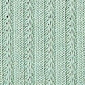 Logo Cotton Lace-Waist Thong Panty, Green, swatch