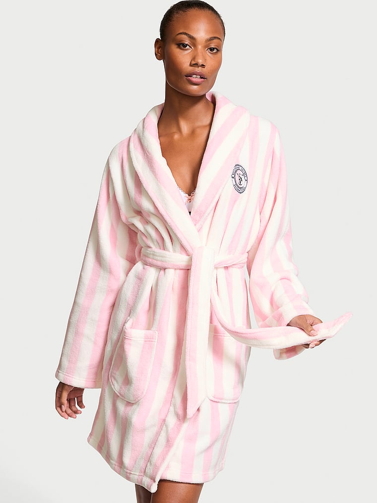 Short Cozy Robe image number null