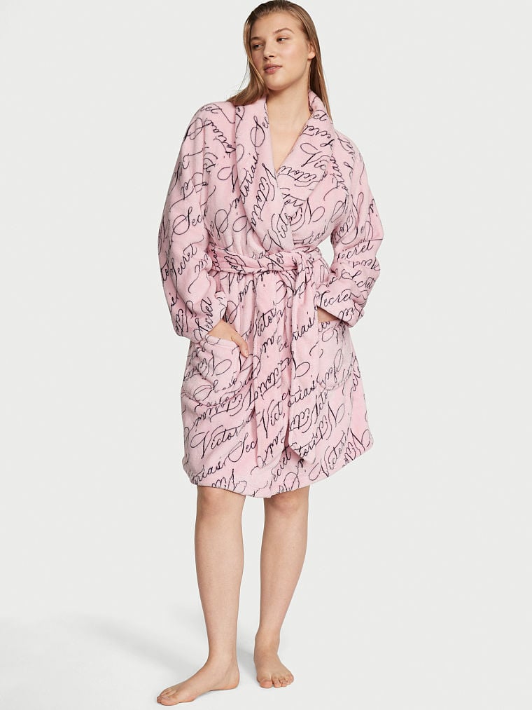 Short Cozy Robe image number null